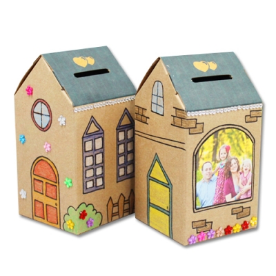 [안녕미술아] 멋진 우리집 종이저금통(5인용)