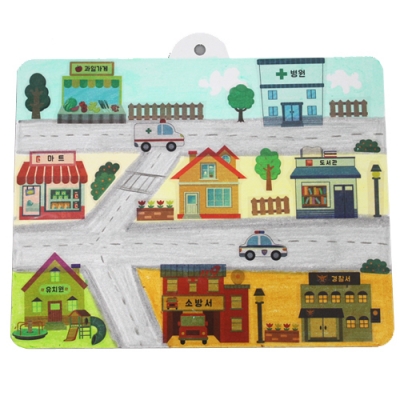 [안녕미술아] 스티커로 꾸미는 우리동네(5인용)