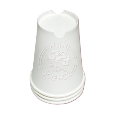 [와니사이언스] 바닥에 홈을 파놓은 종이컵(10개입) WN-5071