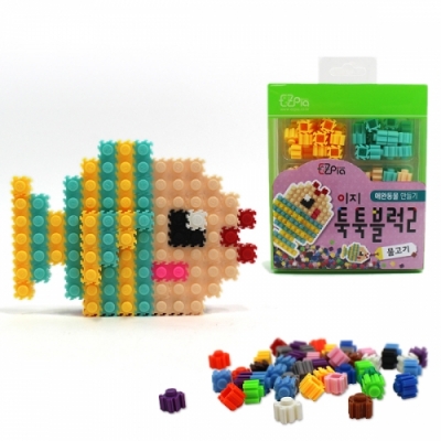 [이지피아] 이지 툭툭블럭만들기(물고기)