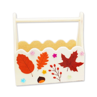 [안녕미술아] 가을낙엽 바구니(5인용)