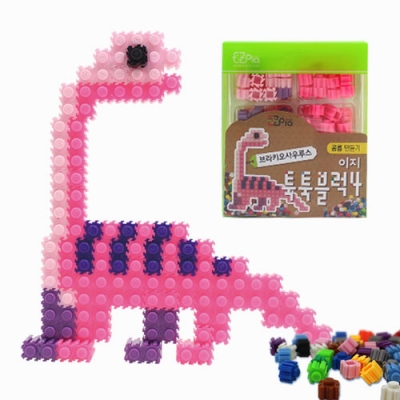 [이지피아] 이지 툭툭블럭 공룡만들기_브라키오사우루스