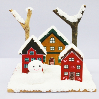 [안녕미술아] 눈오는 겨울풍경 (4인용)