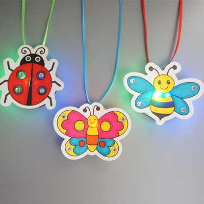 [안녕미술아] 빛나는 봄친구들 LED목걸이(5인용)