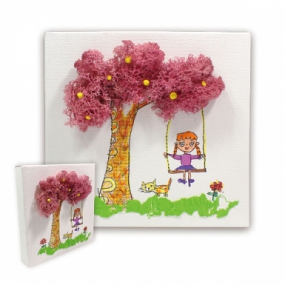 [이지피아] 모스 캔버스 액자만들기