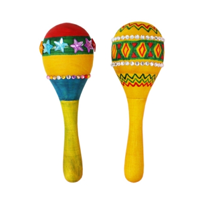 [안녕미술아] 멕시코악기 - 마라카스(5개)