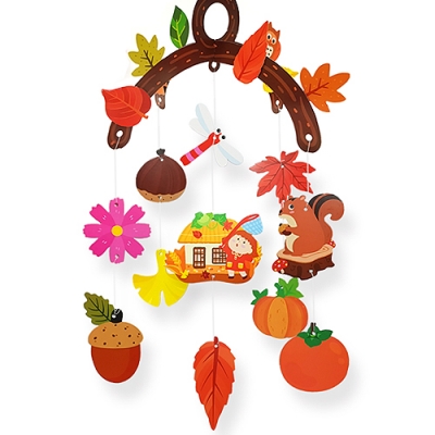 [오케이아트] 가을 모빌 만들기 (5인용)