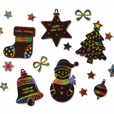 [도토리클래스] 크리스마스 스크래치 페이퍼 (2p)