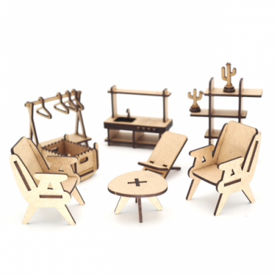 [모또퍼즐] 미니어처 가구만들기(2종 택1)