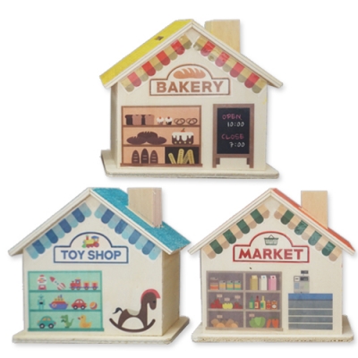 [안녕미술아] 우리동네 상점 나무저금통_3개