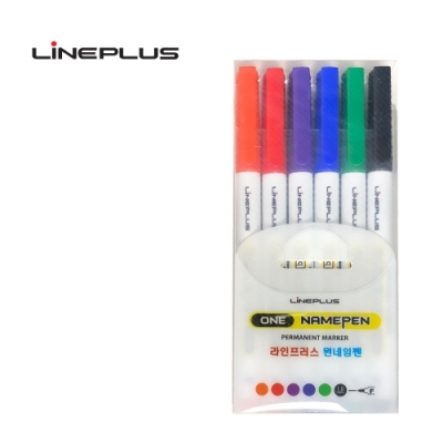 [라인플러스] 원네임펜 6색세트