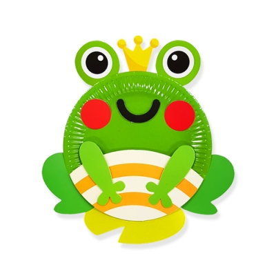 [오케이아트] 종이접시 개구리 만들기