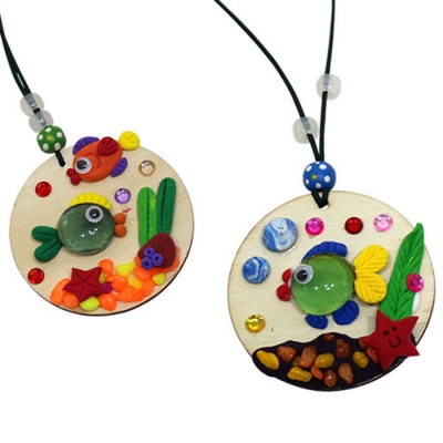 [이지피아] 나무 목걸이_바다 여행(5인용)