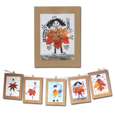 [이지피아] 나뭇잎 가랜드 만들기