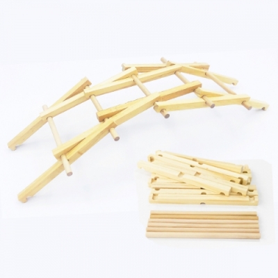 [네모세모] 다빈치다리 만들기 (ON-tact 창의 꾸러미KIT, 1인용)