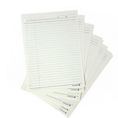 [모닝글로리] 3공 단추 바인더 리필용 속지