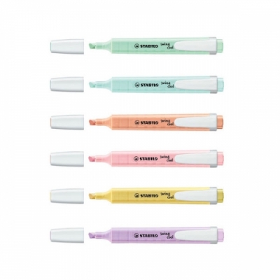 [스타빌로] 스윙클 형광펜 파스텔 (낱개/6색 택1)