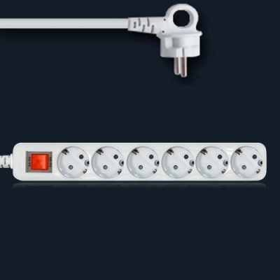 [현대멀티탭]  멀티탭 콘센트 통합 스위치 (6구)