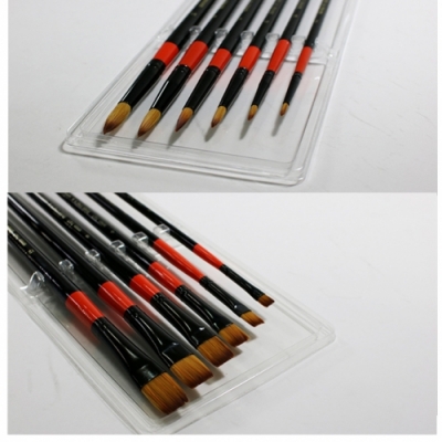 [단아미] 학생용 수채화붓 747 6본조