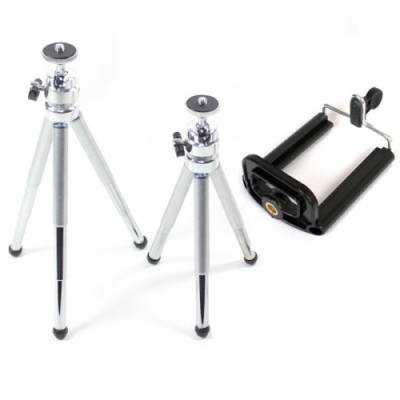 [다나통상] 스마트폰 탁상 온라인 수업 2-3단 미니 삼각대