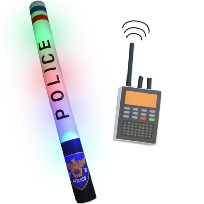 [안녕미술아] LED경찰봉과 무전기(4인용)
