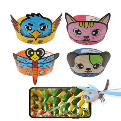 [에코플레이] AR 증강현실 동물의 눈으로 보는 컬러링 머리띠 4종