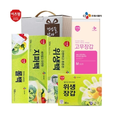 [CJ프레시웨이] CJ이츠웰 주방일회용품 5종세트
