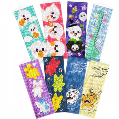 [빨간오리] 양면 책갈피 북마크 보석십자수 만들기