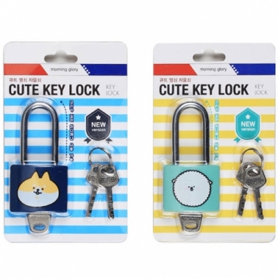 [모닝글로리] 큐티 열쇠자물쇠_롱타입 (2종 택1)