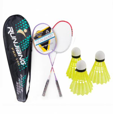 [빨간오리] 고급형 배드민턴 라켓(셔틀톡 3개 포함)