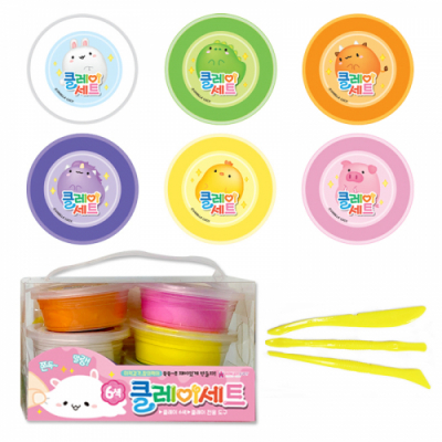 [빨간오리] 클레이 6색 도구세트