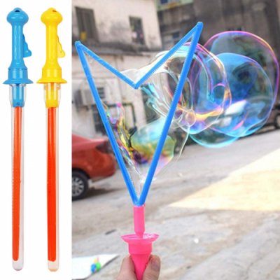 [빨간오리] 삼각 대형 왕 비눗방울 버블스틱