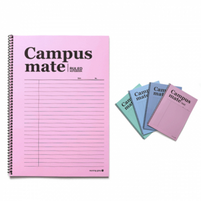 [모닝글로리] 향균  세로줄있는 캠퍼스메이트 원링 스프링노트 16절 (좌철/항균)