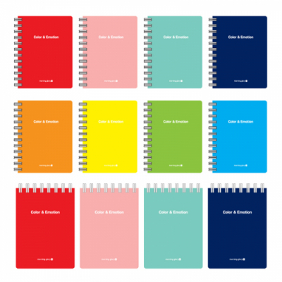 [모닝글로리] K컬러 PP수첩 상철/좌철 (2종택1)