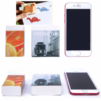 [빨간오리] 왕 대 단단한 조각 지우개 (2종택1)