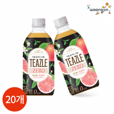 [웅진] 티즐 제로 자몽 블랙티 500ml x 20PET