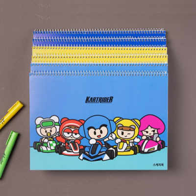 [카트라이더] 캐릭터 초등 스케치북