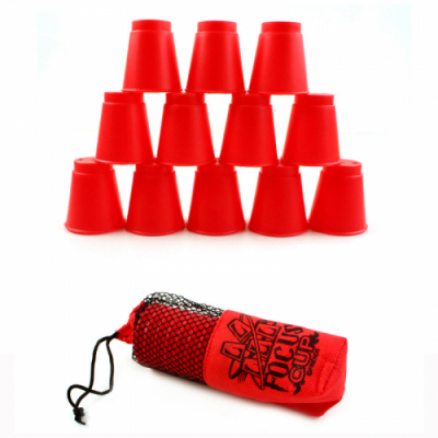 [빨간오리] 미니 스피드 컵쌓기 12P (파우치포함)