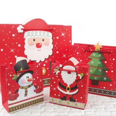 [나성유통] 눈와서심쿵 종이가방 크리스마스 선물용 종이쇼핑백