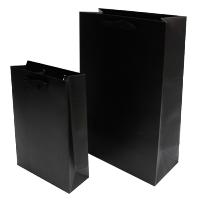 [나성유통] 블랙 시리즈 종이가방 단색 선물용 쇼핑백