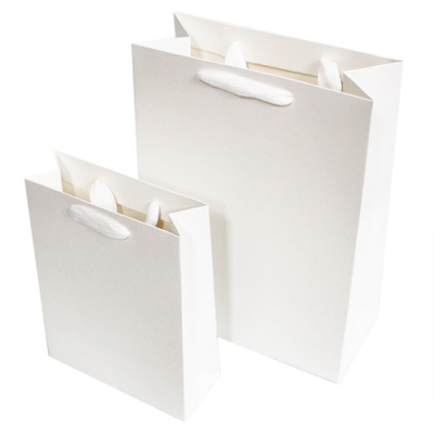 [나성유통] 화이트 시리즈 종이가방 단색 무지 종이쇼핑백 선물용