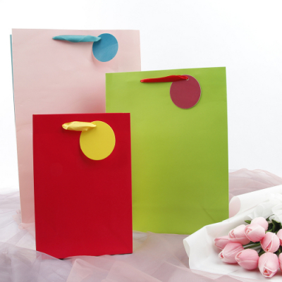 [나성유통] 롤리팝 종이쇼핑백 무지 선물용 종이가방