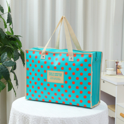 [나성유통] 타포린백 47 부직포가방 대형 지퍼장바구니