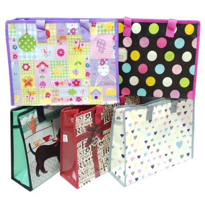 [나성유통] 타포린백 35 지퍼 부직포가방 휴대용장바구니