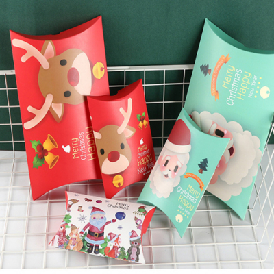 [나성유통] 크리스마스 반달상자 답례품 포장박스 양말포장