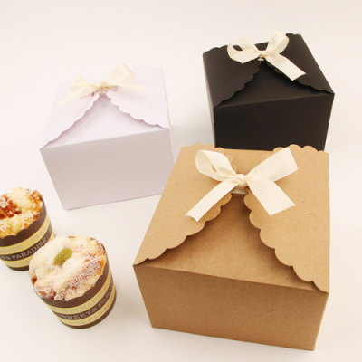 [나성유통] 구름리본 선물상자 크라프트 답례품포장박스