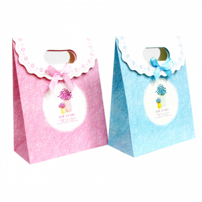 [나성유통] 파티리본 선물상자 손잡이 답례품 선물포장박스