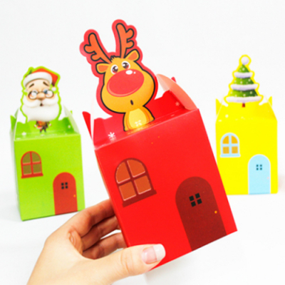 [나성유통] 크리스마스 유리창 쿠키박스 구디백 선물포장박스