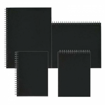 [빨간오리] 블랙스케치북 드로잉 크로키북 A5 A4 상철 좌철 (4종택1)