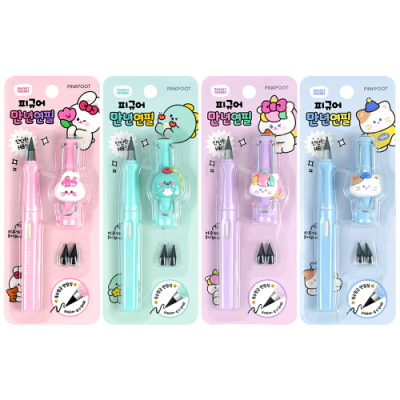 [오키도키] 쪼꼬미친구들 피규어 만년연필세트(4개)